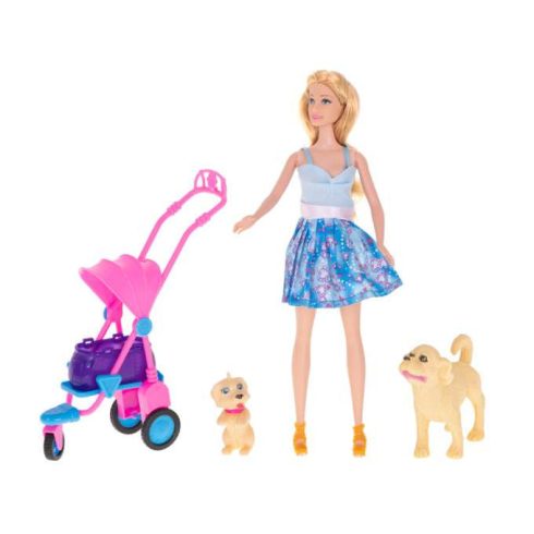 Barbie Baba Séta A Kutyával