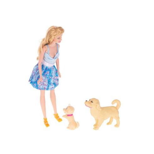 Barbie Baba Séta A Kutyával