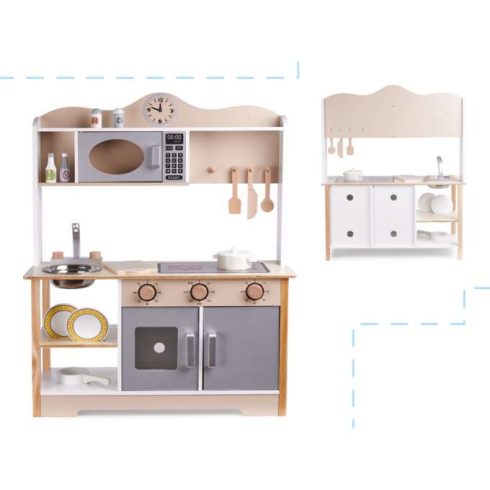 Fa Gyerekkonyha Mdf Kuketo + Kiegészítők