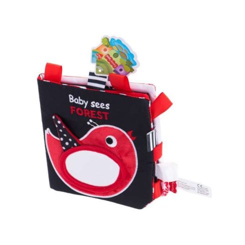  Kontrasztos Babakönyv, Puha Könyv, Csendes Könyv, Textilkönyv