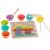 Oktató Mozaik Puzzle Montessori Gyöngyökkel 77 Db.