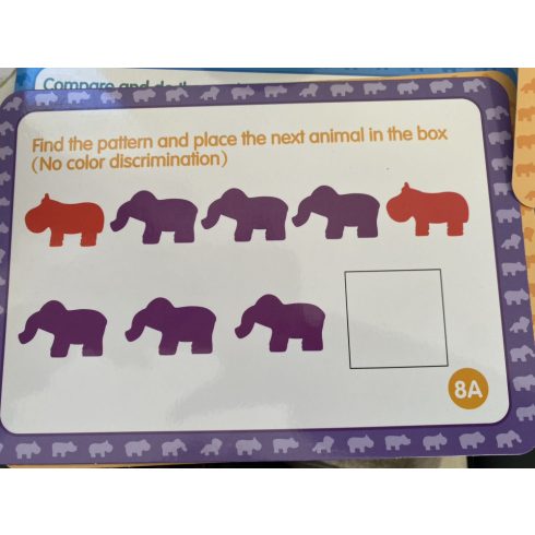Montessori Oktató Szafari Állatok, Amelyek Számolni Tanulnak Feladatkártyával 60 Darabos Allat
