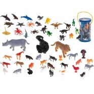   Tengeri Állatok Figurái Vadon Élő Farm Dinoszauruszok Készlet, Mix 48 Db