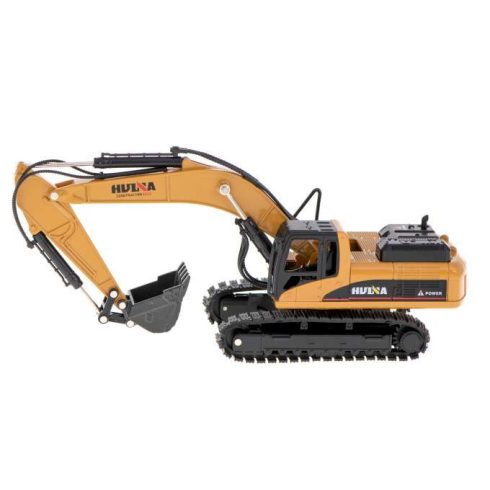 Kotró-rakodó Lánctalpas Kanállal Fémmodell Die-cast H-toys 1710 1:50
