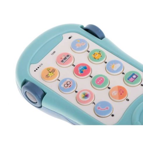 Csillag Projektor Kék Babatelefon Zenével