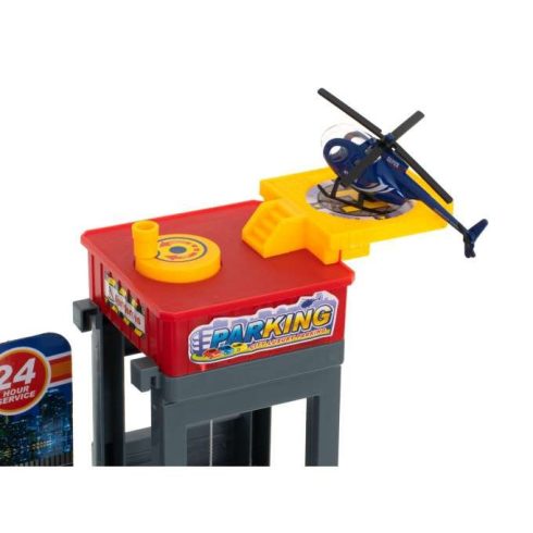 Parkolóház, Emelet, Benzinkút, Autómosó