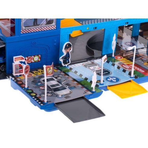 Rendőrautó Szállító Kamion (Parkolóvá Alakítható)