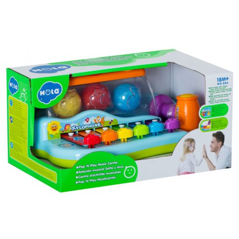 Interaktív Zongora Orgona Cintányérok Hola Betűkkel