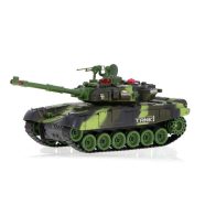   Távirányítós Harckocsi Rc War Tank 9993 2,4 Ghz-es Erdei Álcázás