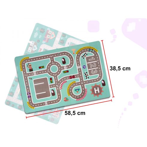 Fa Kockák -város Építőkockák 160db