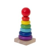 Szivárvány Montessori Torony 13cm 