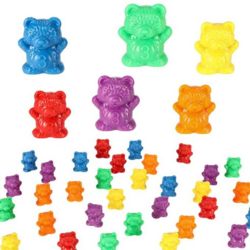 Montessori Matematikai Oktató Szortirozó Játék 44 dbs