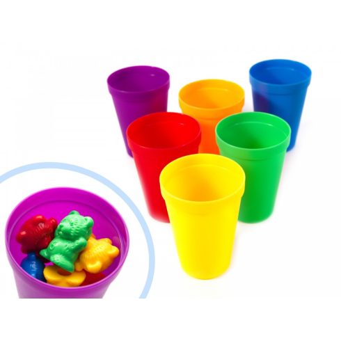 Montessori Matematikai Oktató Szortirozó Játék 116db