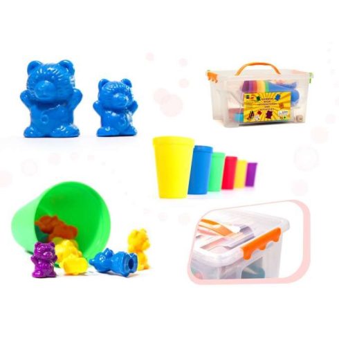 Montessori Matematikai Oktató Szortirozó Játék 116db