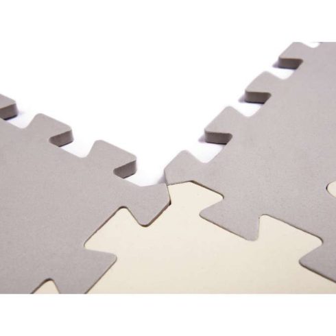 Habszivacs Kirakószőnyeg / Járóka Gyerekeknek 36db. Szürke-ekrü 113cm