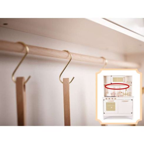 Retro Mdf Fa Konyha Gyerekeknek Boho Kiegészítőkkel