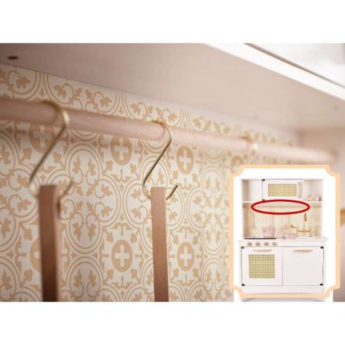 Retro Mdf Fa Konyha Gyerekeknek Boho Kiegészítőkkel