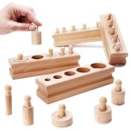 Montessori Válogató Fahengersúlyok Montessori Válogató Fahengersúlyok