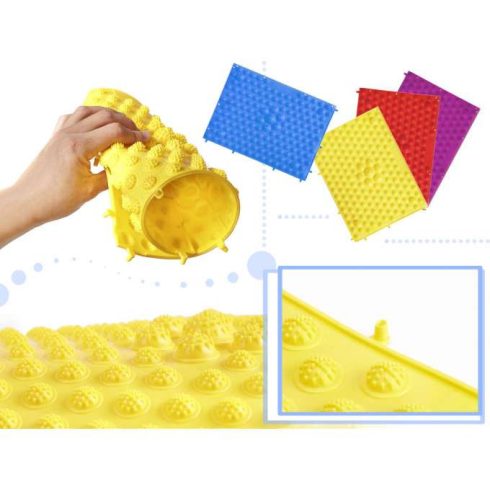 Korrekciós Szenzoros Szőnyeg Gyerekeknek Masszázshoz 4db 