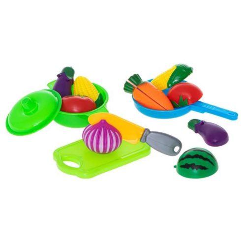 Bevásárlókosár Gyümölcs És Zöldség Daraboláshoz 18db.