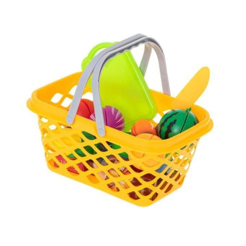 Bevásárlókosár Gyümölcs És Zöldség Daraboláshoz 18db.