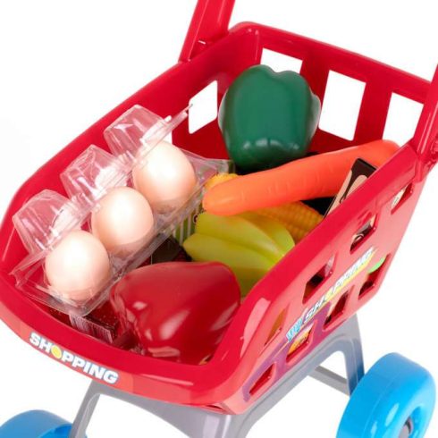 Szupermarket Áruház Pénztárgép + Kocsi Modell 2