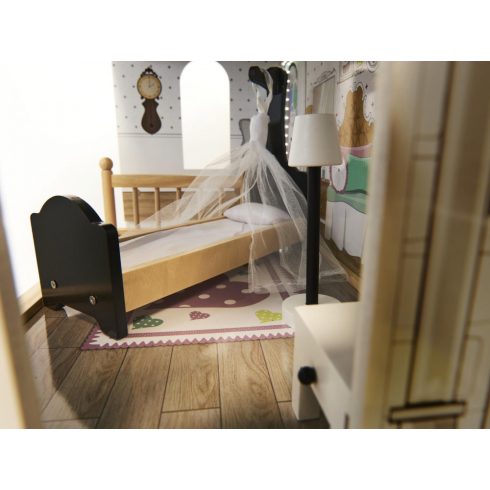 Fa Babaház Mdf + Bútor 122cm Xxl Led