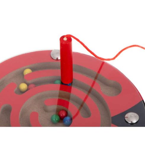 Mágneses Labirintus Katicabogár Golyókkal