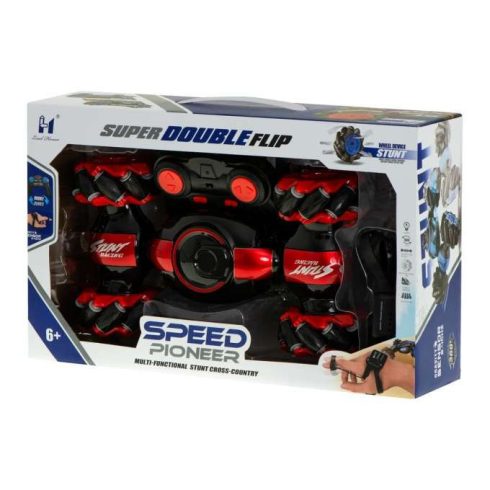 2,4 Ghz-es 4wd Távirányító Autó, Óra Gesztusérzékelő Autó Speed Pioneer Stunt Car Rc 360 Kék