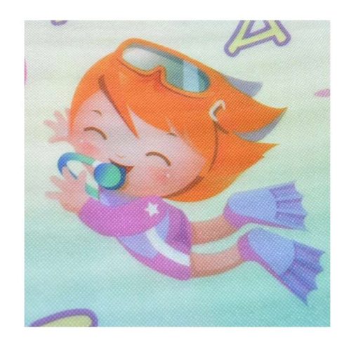 Kétoldalas Habszivacs Játszószőnyeg Tengervilág 190x170 Cm