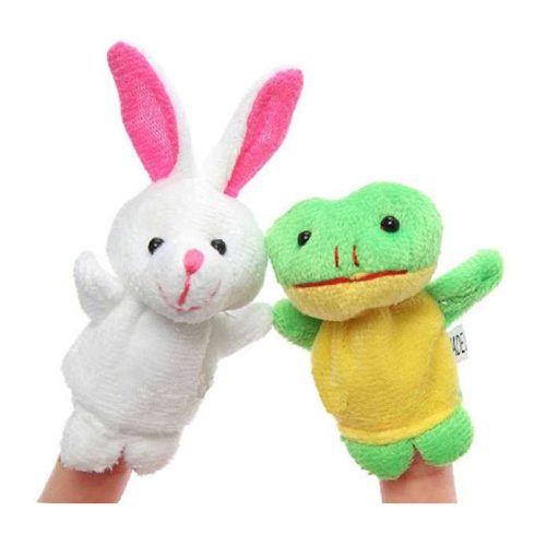 Kézi Bábok Plüss Kabalák Ujjbábok Állatok 10 Darabos Szett