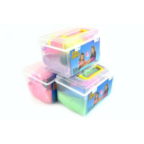 Kinetic Sand 1 Kg-os Vödör Homokozóban + 8 Forma