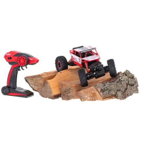 Távirányítós Autó Rc Rock Crawler Hb 2.4ghz 1:18 Piros