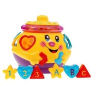    Interaktív És Oktató Játék, Élénk Színek Játszó Zene Pot Blokk