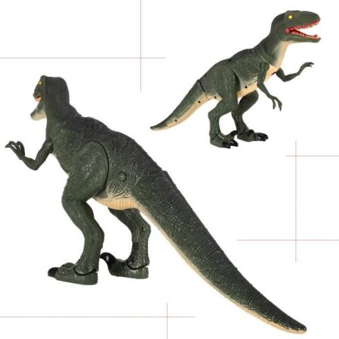 Távirányítós Dinoszaurusz Rc Velociraptor Távirányítóval + Hangok