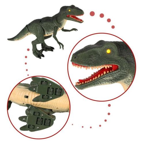 Távirányítós Dinoszaurusz Rc Velociraptor Távirányítóval + Hangok