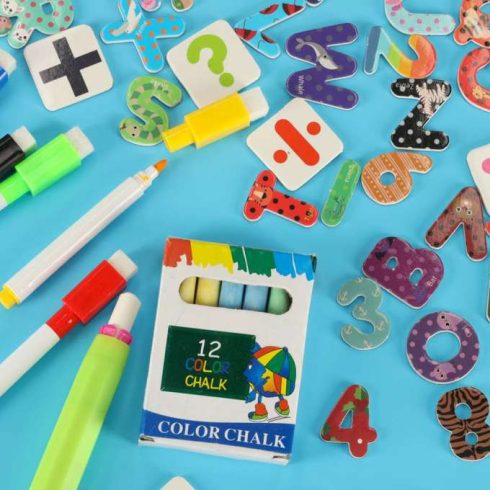 kétoldalas mágneses kréta számláló kreatív tábla dinoszaurusz