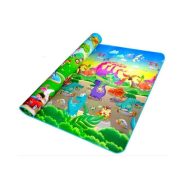   Kétoldalas Habszivacs Játszószőnyeg Dinós- Állat 200x180